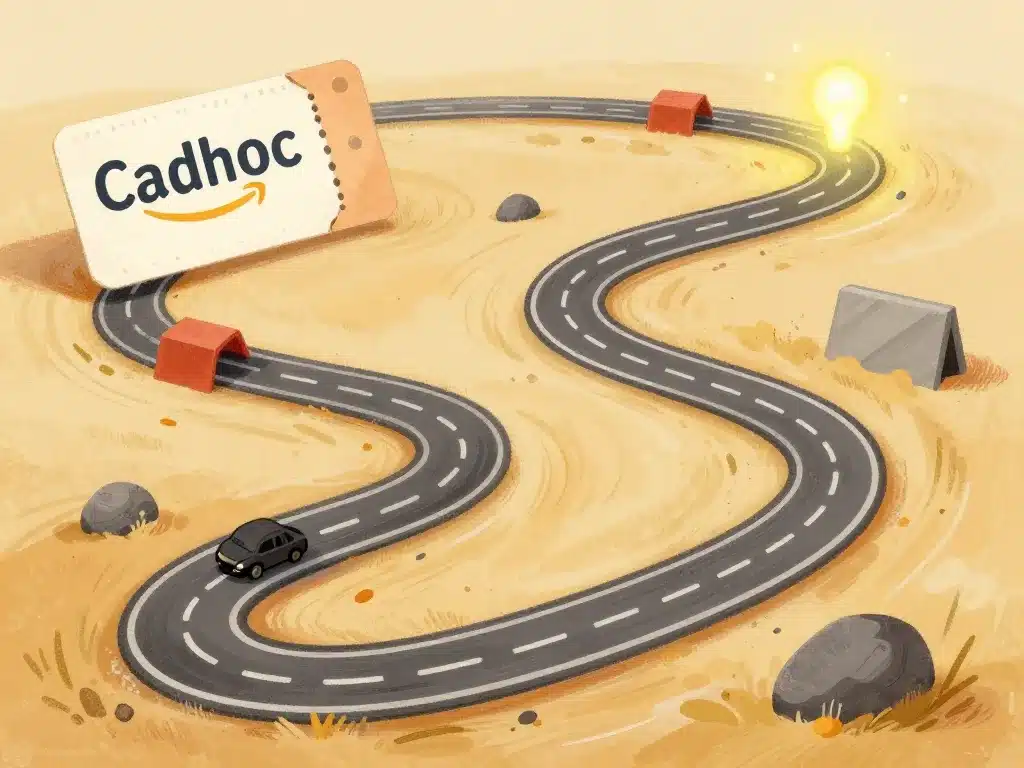 cheque cadhoc sur amazon chemin indirect