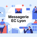 illustration messagerie ec lyon étudiants personnels