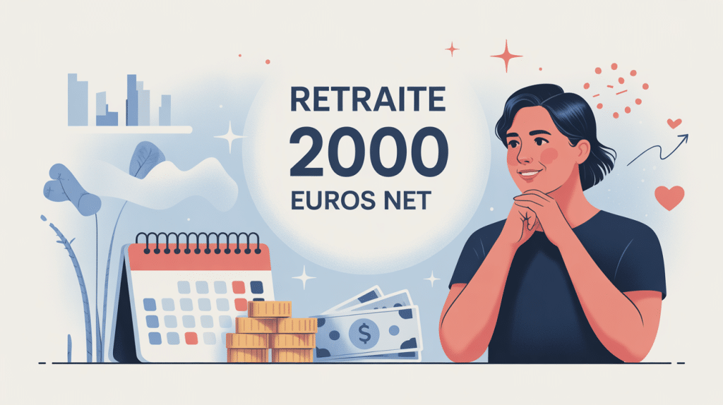 quelle retraite pour un salaire de 2000 euros net illustration thème