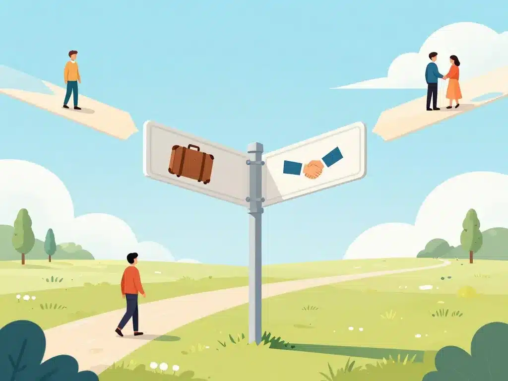 illustration travailler en australie choix visa