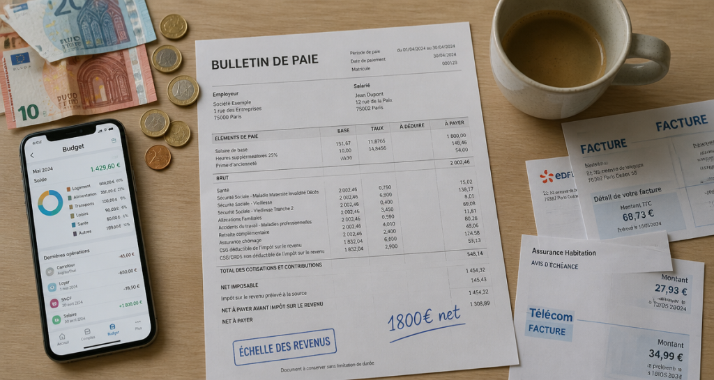 1800 euros net par mois est ce un bon salaire illustration bureau