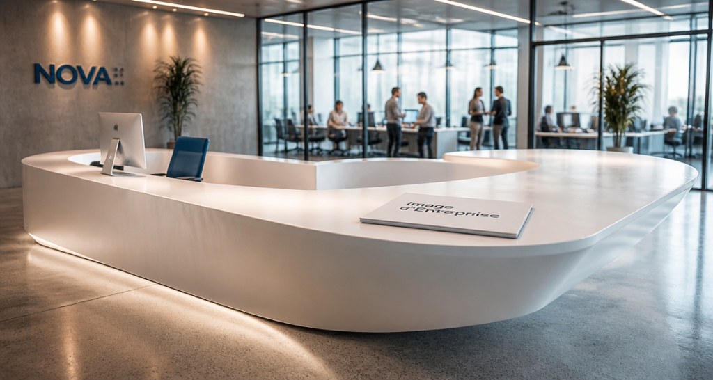 entreprise image hall accueil moderne