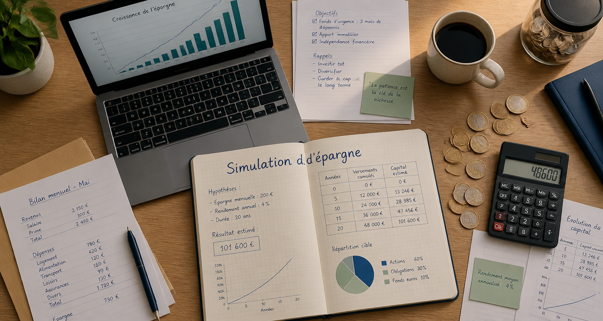 epargne simulation documents financiers