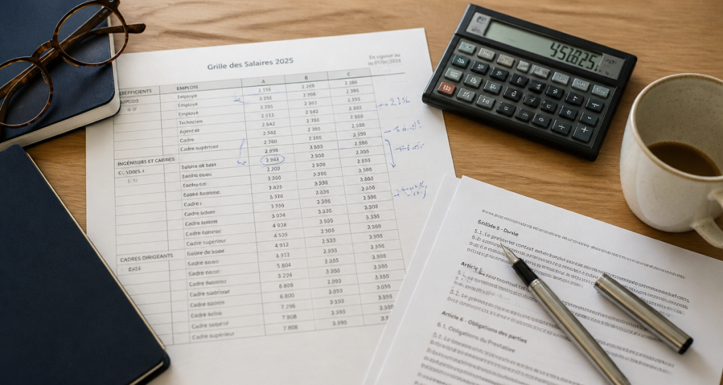 grille salaire expert comptable 2025 sur bureau