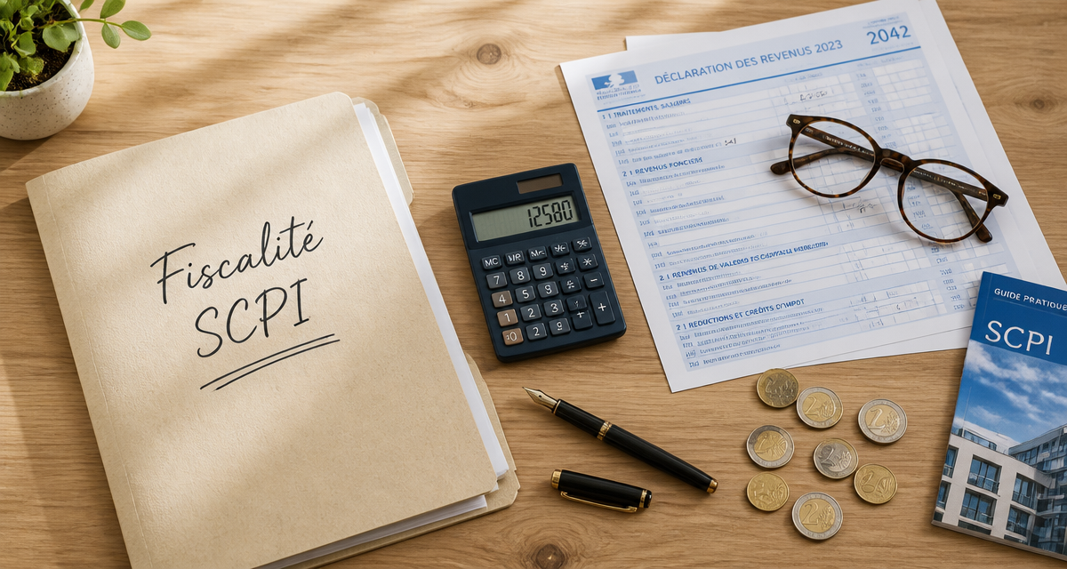 imposition scpi bureau calculatrice dossier fiscal