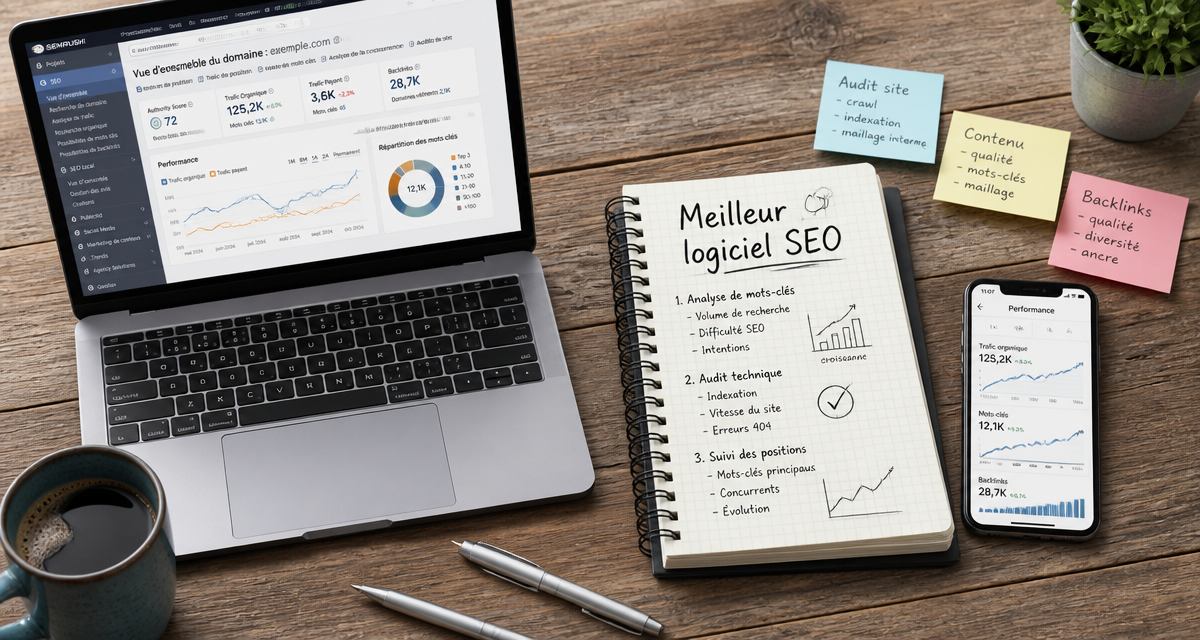 meilleur logiciel seo sur bureau consultant