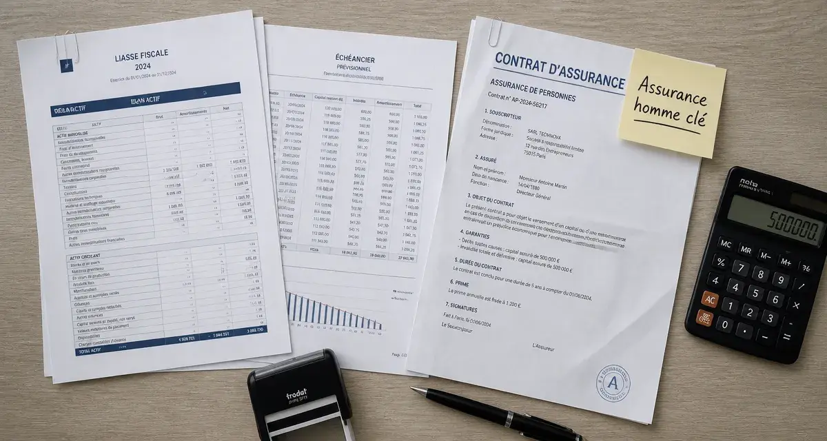 Assurance homme clé comptabilisation : primes et indemnité