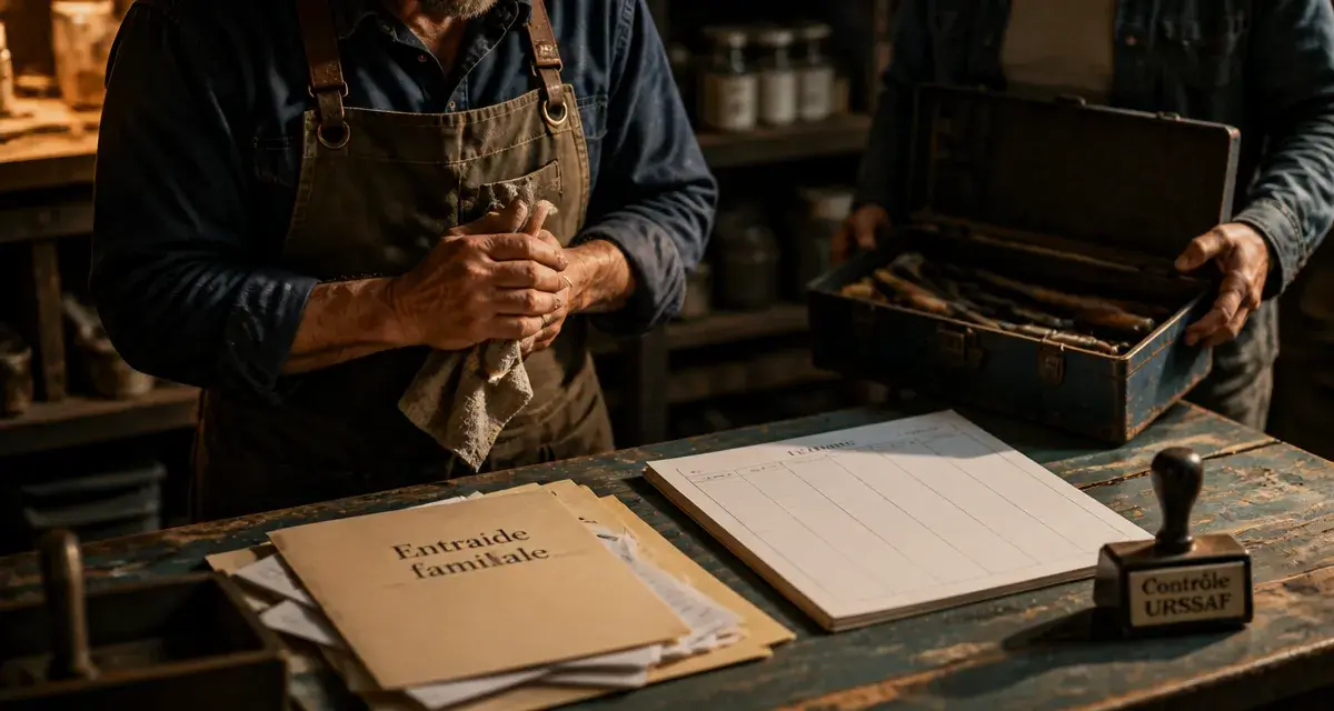 Entraide familiale entreprise : documents et contrôle URSSAF