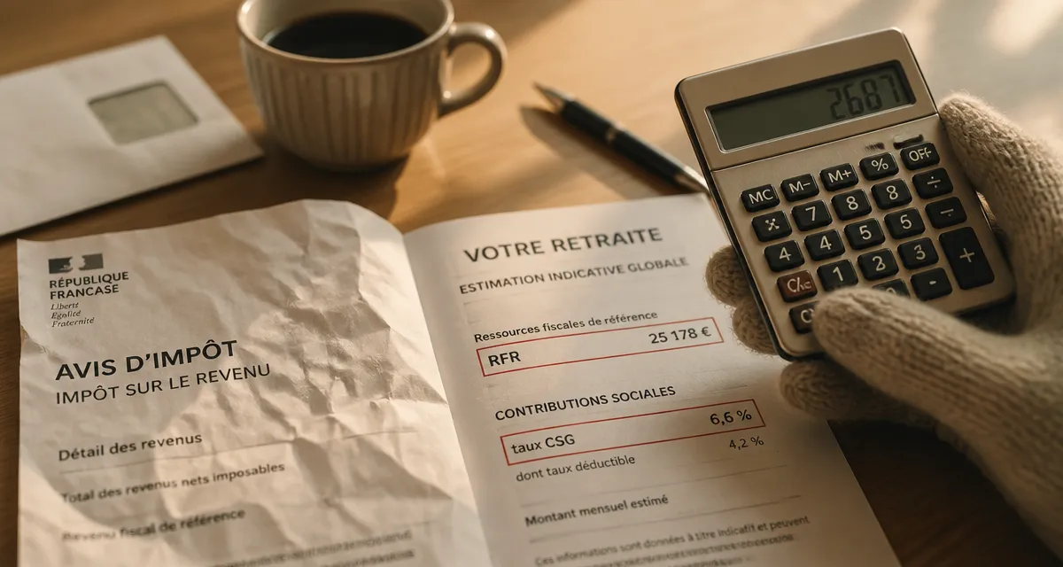 Retraites augmentation csg 2026 : seuils et taux CSG