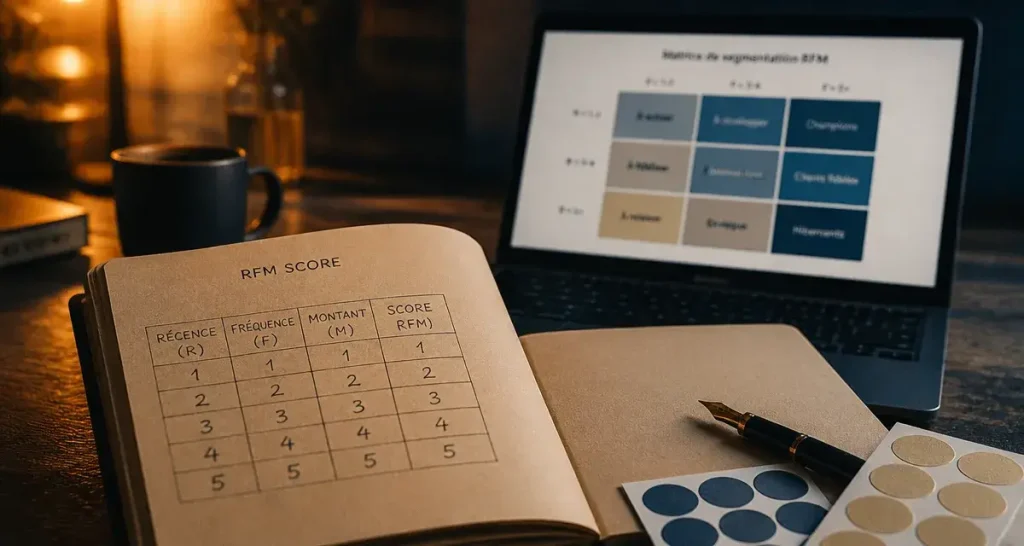 rfm segmentation : tableau RFM et scoring pour rentabilité client