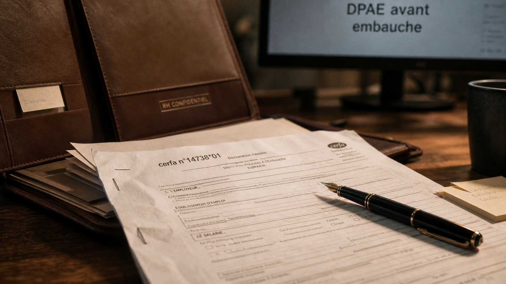 Cerfa DPAE 14738*01 : formulaire avant embauche