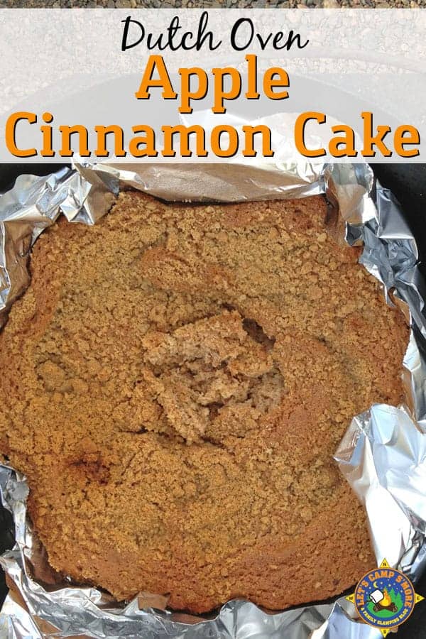 Dutch Oven Apple Cinnamon Cake