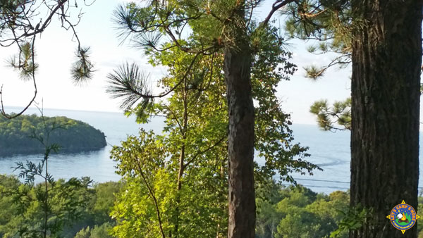 view of Lake Michigan in Wisconsin