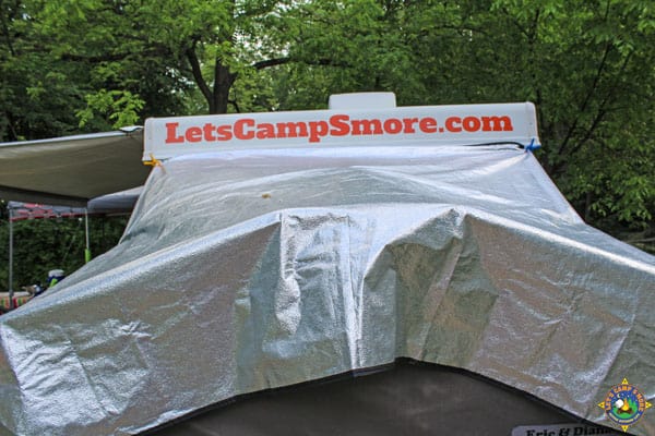 frontview of a homemade popup gizmo