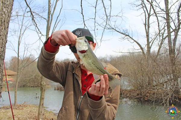 guy holding a bass