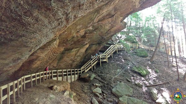 Hiking at Hocking Hills