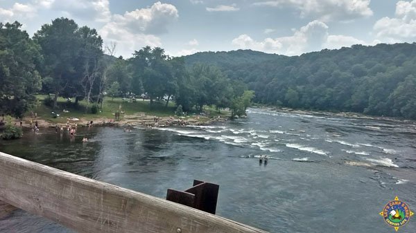 Yough RIver view from bridge