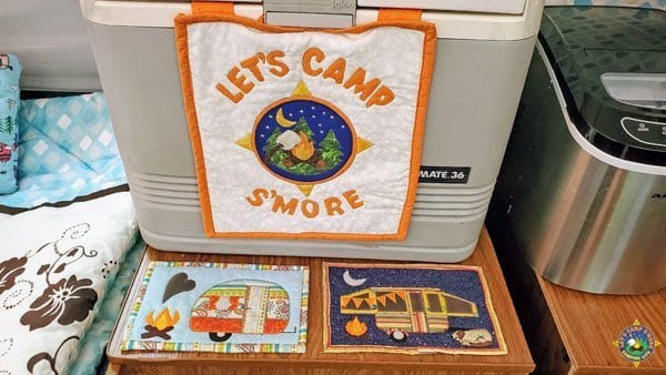 custom camping applique
