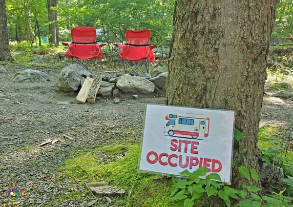 Motorhome Site Occupied Free Camping Printable