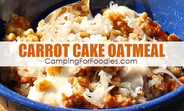 carrot cake oatmeal