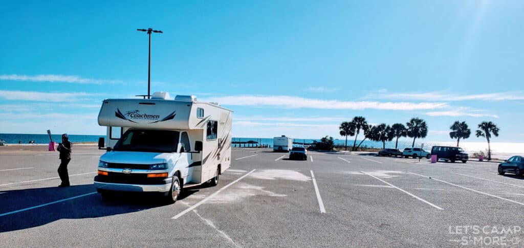 Gulf Coast RV Parking Lot