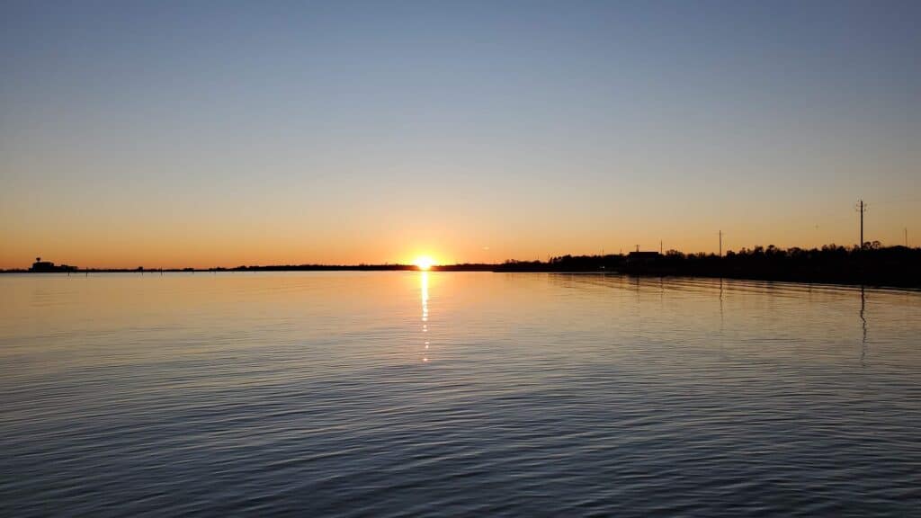 Sunset from Buccaneer State Park