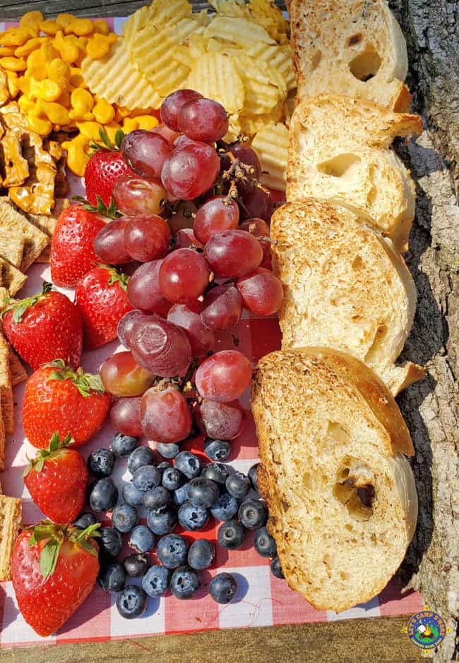 Fresh Fruit on a Charcuterie Board