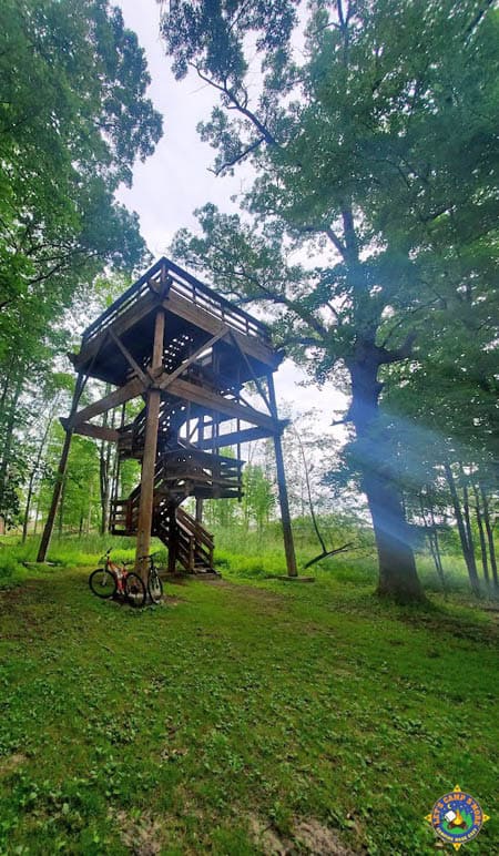 overlook tower at Tobico Marsh