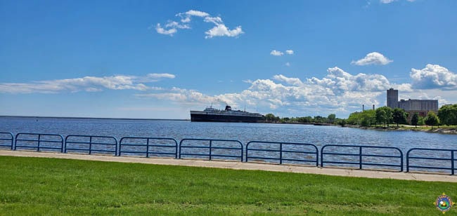 SS Badger Ferry leaving Manitowoc