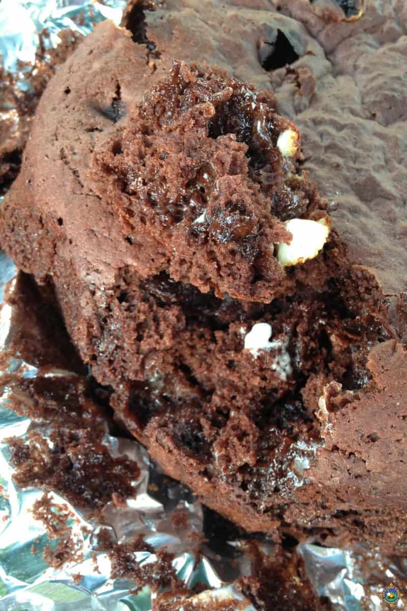 camping chocolate cake