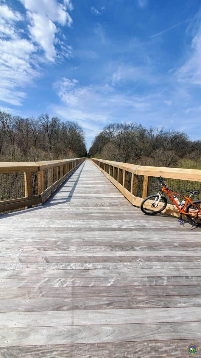 Kickapoo Rail Trail Trestle Bridge