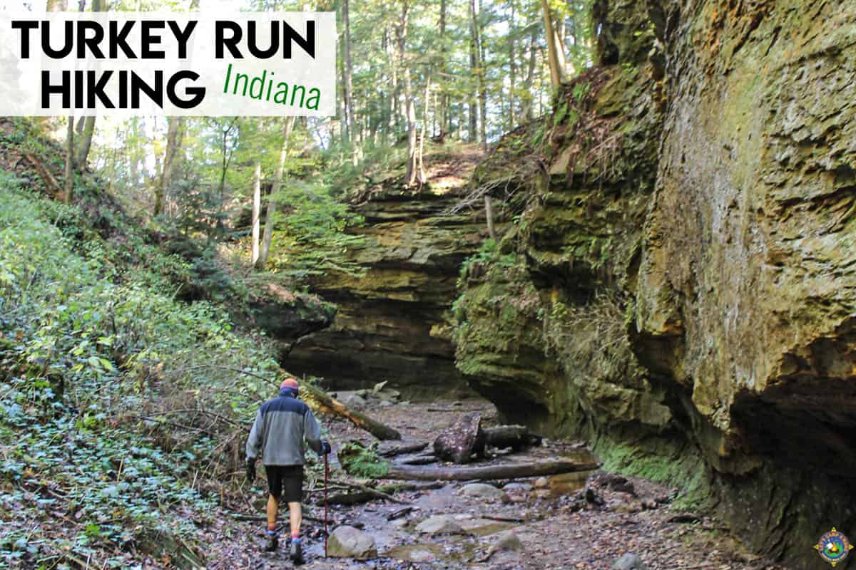 Hiking at Turkey Run State Park