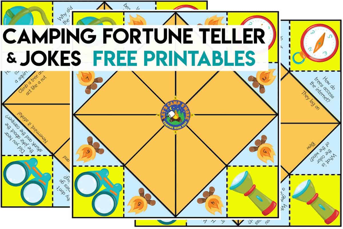 Free Printable Camping Joke Tellers