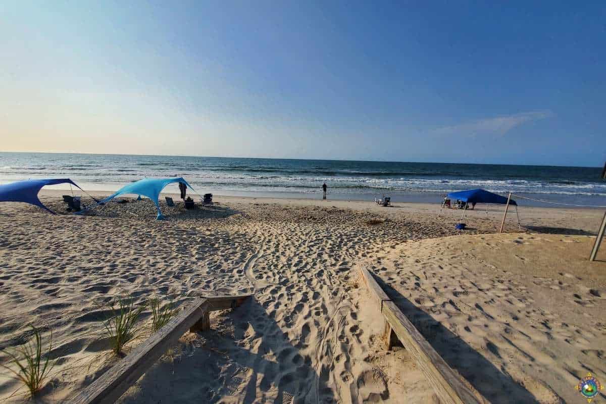 Surf City Campground beach