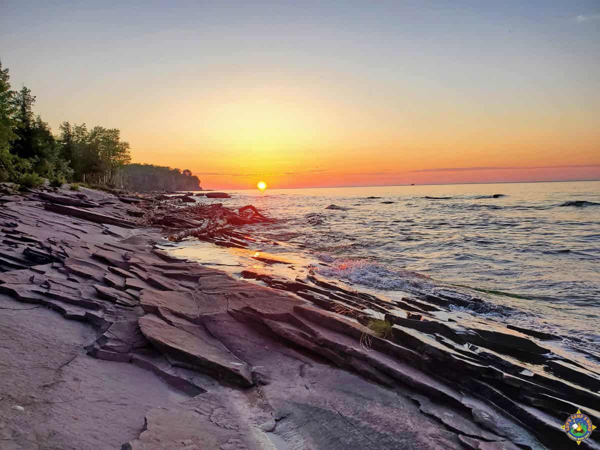 Sunset at Porcupine Mountains Wilderness State Park