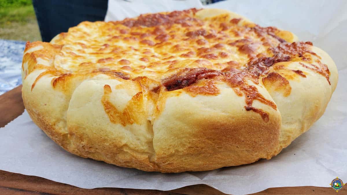 Deep Dish Dutch Oven Pizza