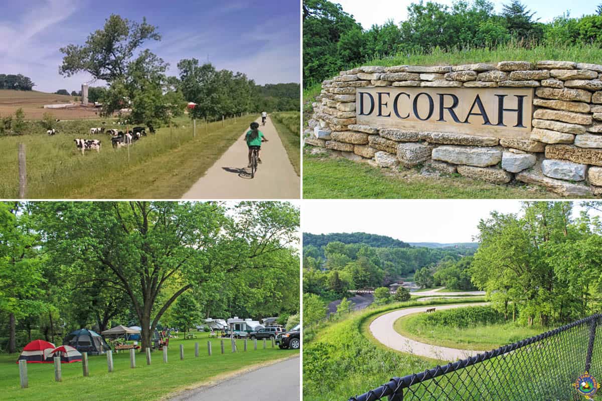 Decorah IA Camping and Biking