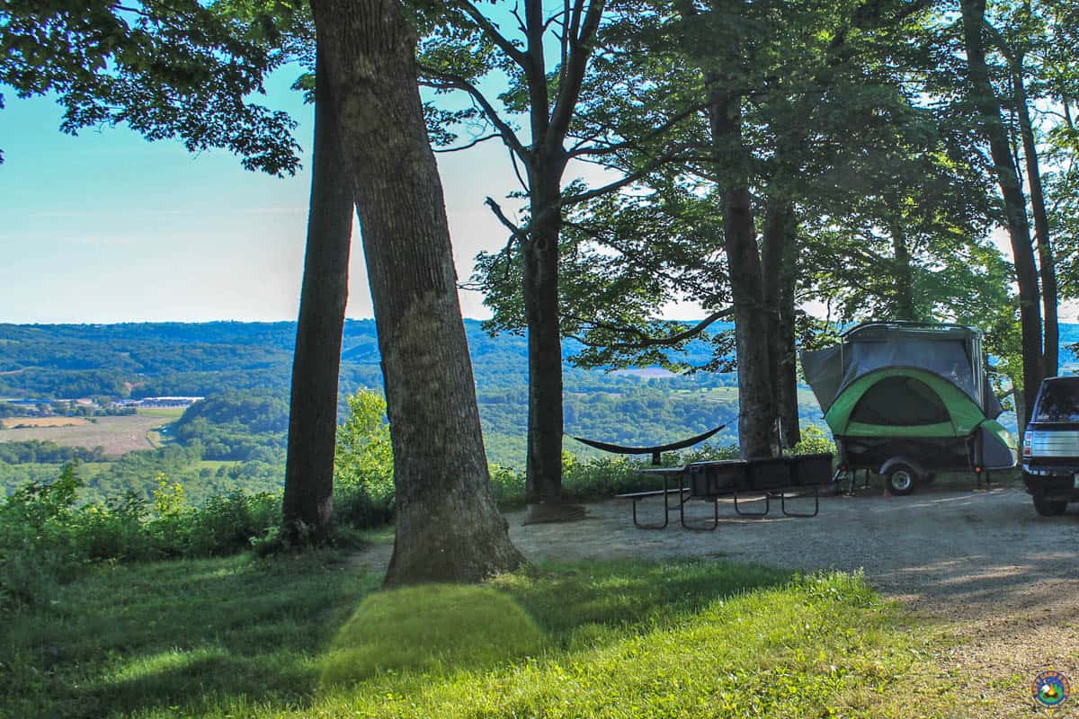 Ridge Campsite at Wyalusing State Park