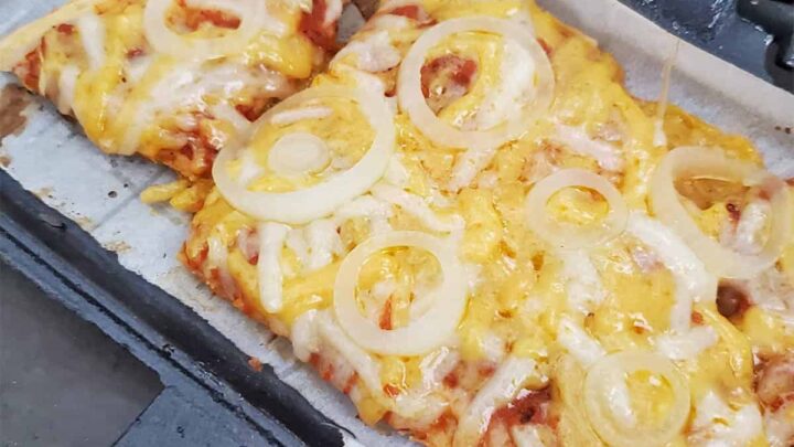 Frozen Pizza in a pie iron