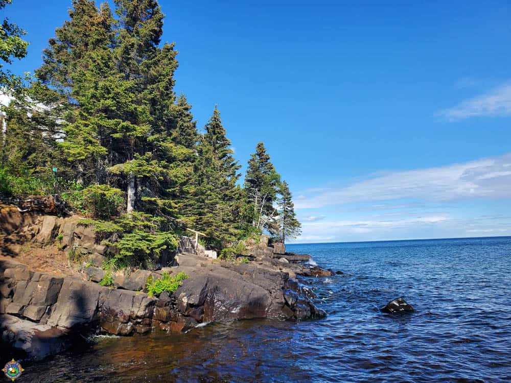 Rocky Lake Superior North Shoreline in Minnesota
