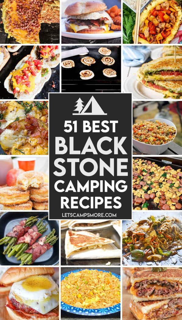 collage of recipes made on a griddle