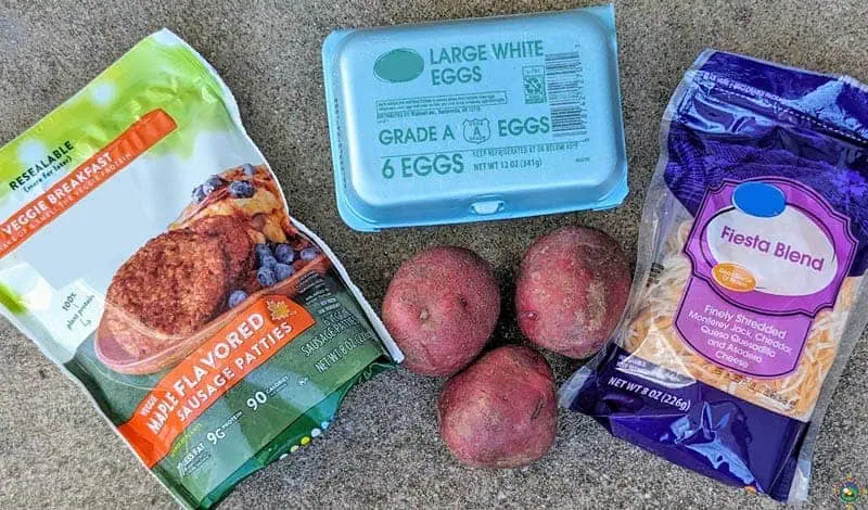 foil packet breakfast ingredients