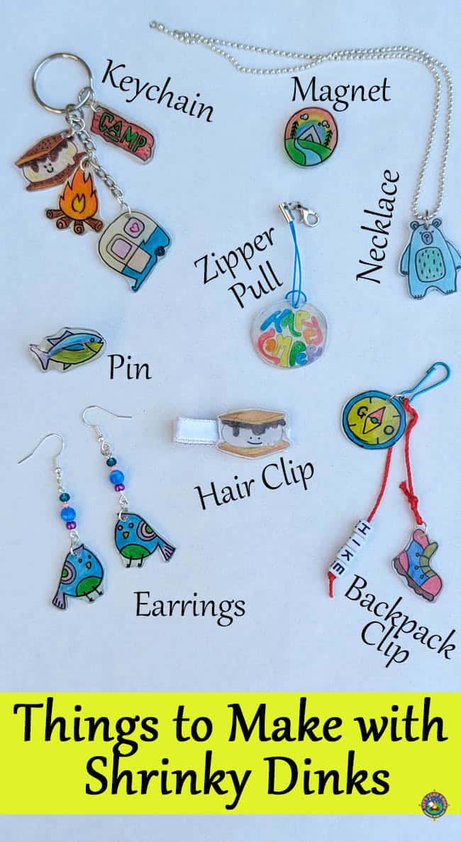 Things you can make with Shrinky Dinks