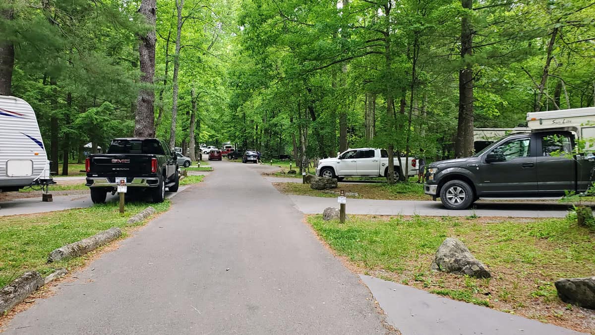 Cades Cove Campground in Smoky Mountain National Park