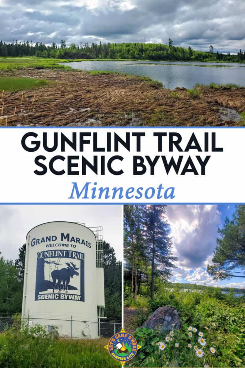 collage of images from the Gunflint Trail in Minnesota