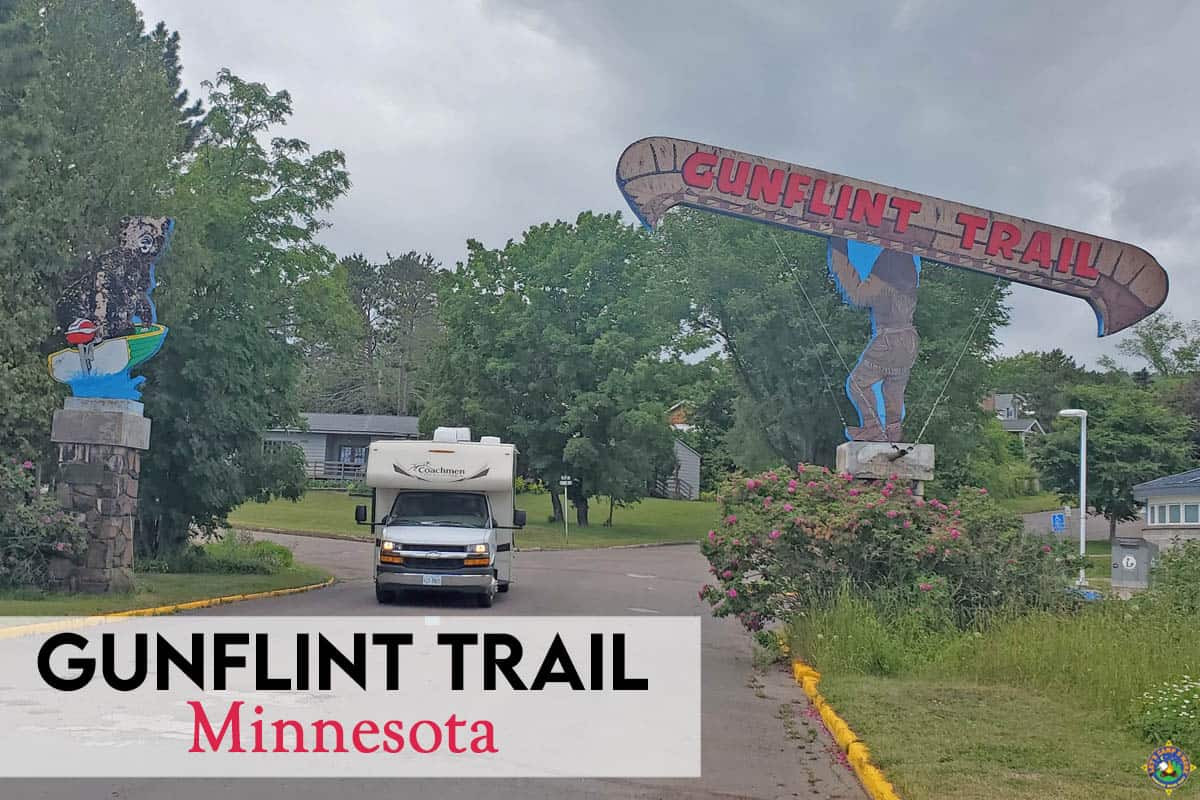 vintage signs for the Gunflint Trail