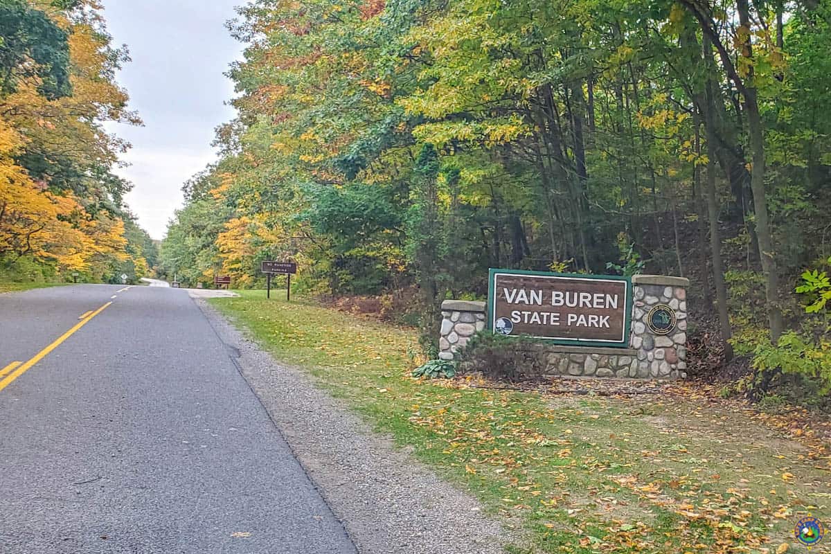 Van Buren State Park Entrance Sign