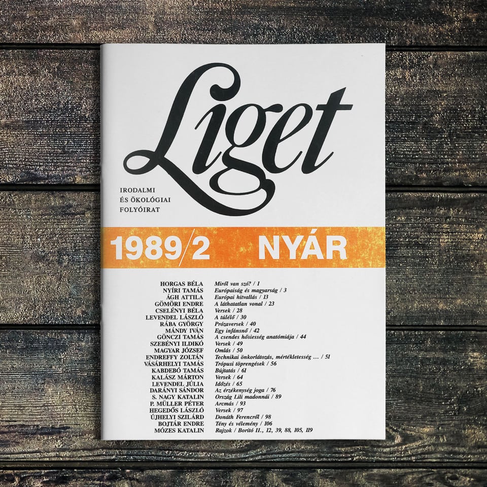 KEZDŐBETŰK | 1989 NYÁR