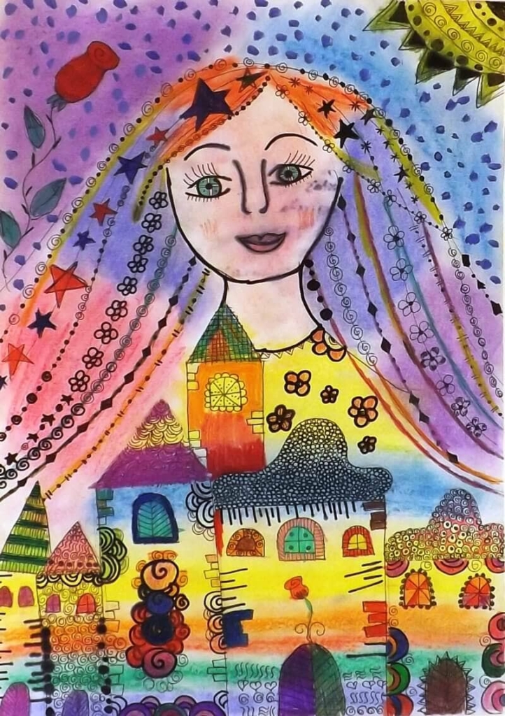 Rostás Margaréta rajza