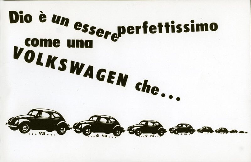 Isten tökéletes lény, akárcsak a Volkswagen, 1964 